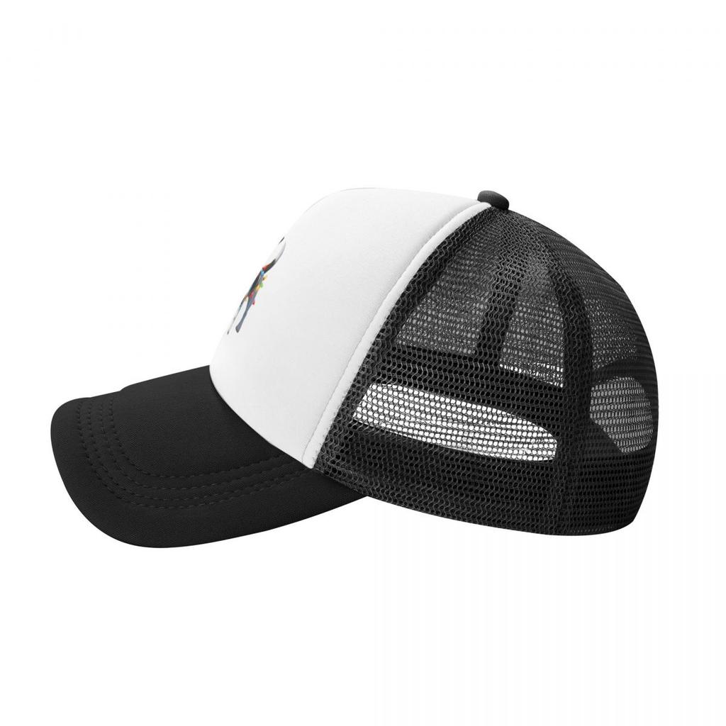 Jack Russell Terrier Dog Christmas Animal Summer Mesh Baseball Caps Women Men Camping Female Beach Sun Hat Trucker Cap