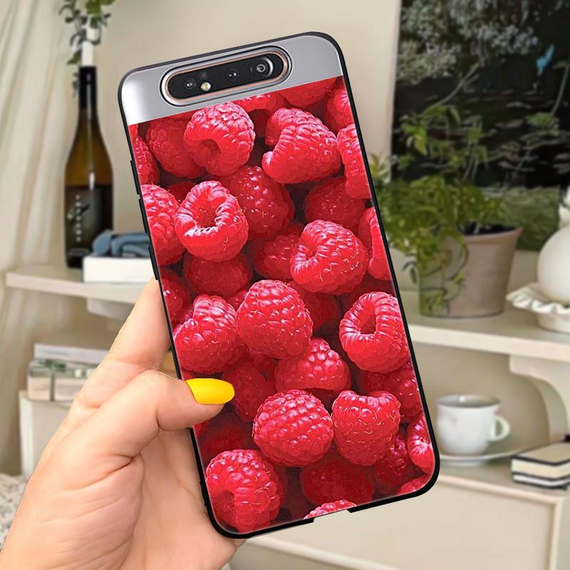 Case For Samsung A80 Case Soft Silicone Cartoon Back Cover For Samsung Galaxy A80 GalaxyA80 A 80 A805 Fundas shell Black coque