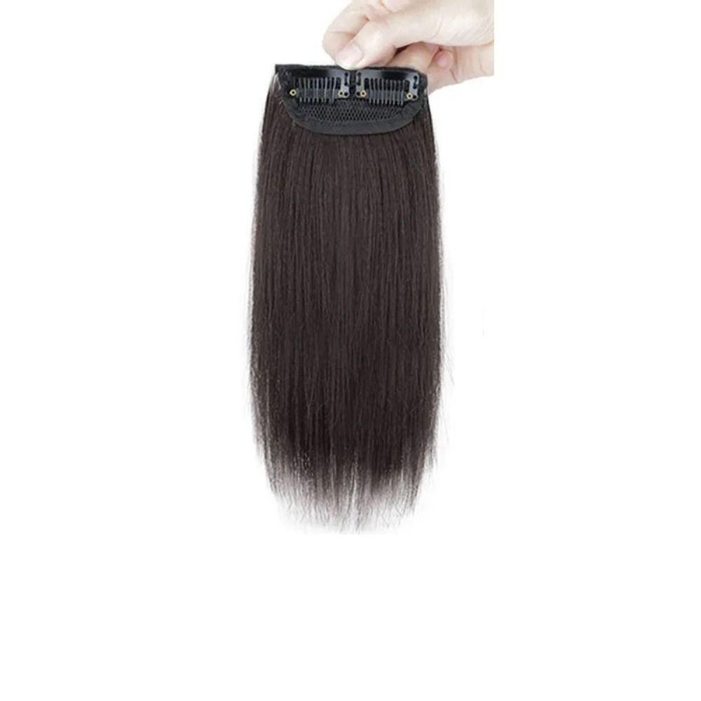 

Подушка для парика Бесшовные подушечки для волос Зажимы для синтетических волос Подушечки для волос Невидимая часть для женщин 20CM чёрный/коричневый