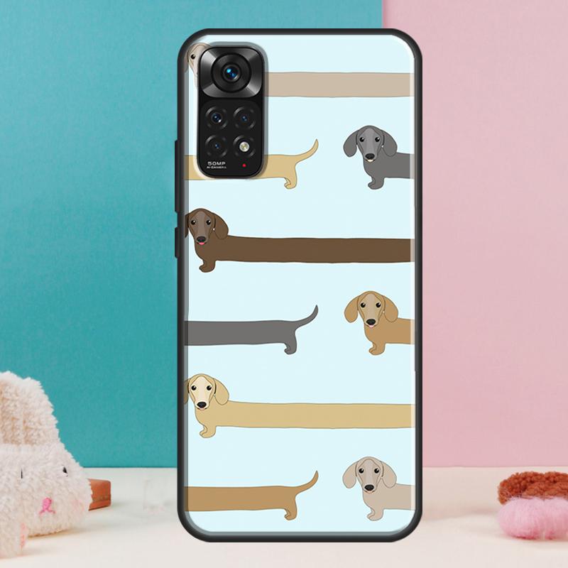 Sausage Dog Love Case For Xiaomi Redmi Note 13 Pro 14 12 11 9 10 9S 10S 11S 12S Redmi 14C 13C 10C 12C Cover