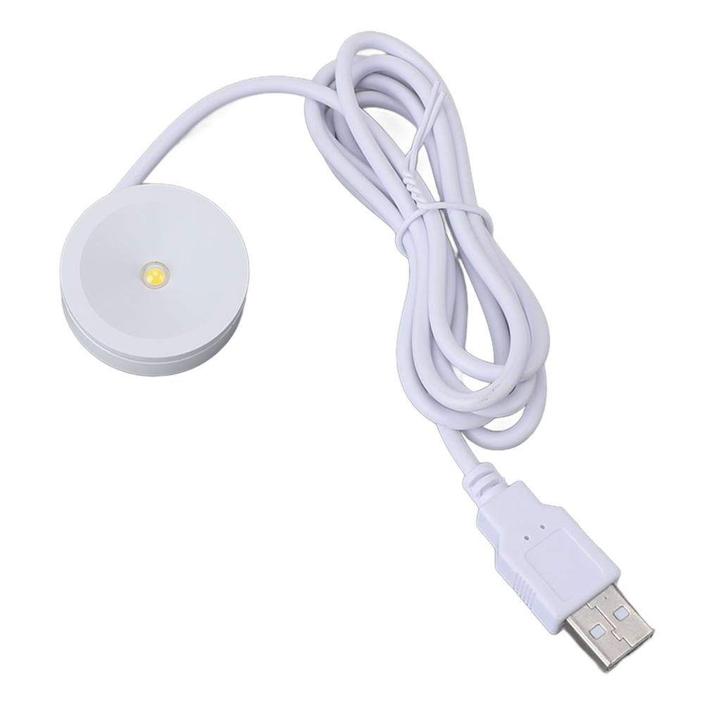 2 Sets Mini Spotlight 5V 1W USB LED Round Eye Caring with 4.3ft Wire Jewelry Display Lighting