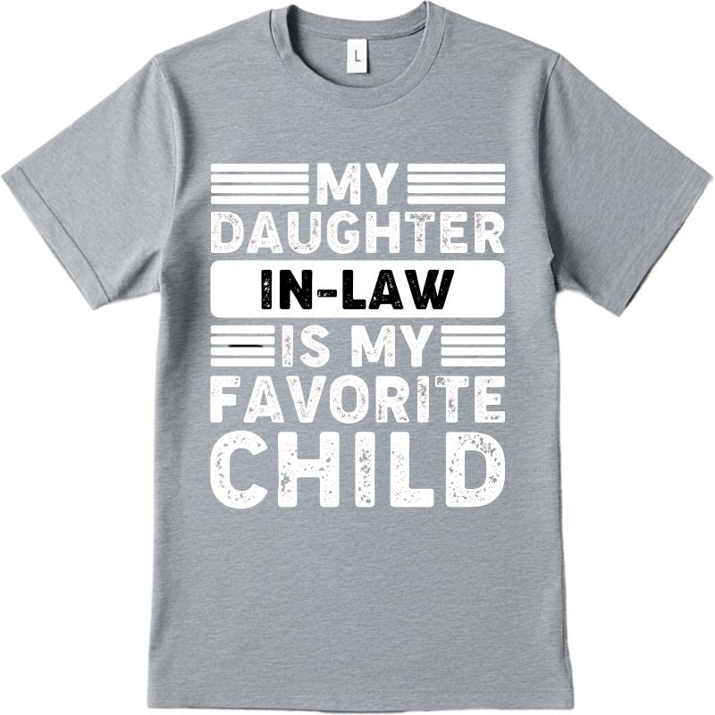 Anime Mann Sommer T-Shirt Meine Schwiegertochter Ist Mein Lieblingskind Kurzarm Neu Angekommen Rundhals Jungen Oberteile Marke T-Shirt
