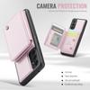 JEEHOOD J05 For Samsung Galaxy A34 5G Case Leather Mobile Cover with Detachable Magnetic Card Bag