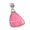 Natural Rhodochrosite Gemstone 925 Solid Sterling Silver Gift Pendant 1.25" Y3s23