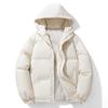 Men's Winter Hooded Puffer Coat - Hong Kong Style, Loose Fit, Plus Size Outerwear