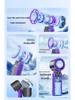 Portable Foldable Neck Fan with Digital Display & Stepless Speed