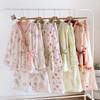 Set Pigiama da Donna in Garza di Cotone – Manica Lunga & Pantaloni per Primavera/Autunno, Versatile per il Tempo Libero o all'Aperto