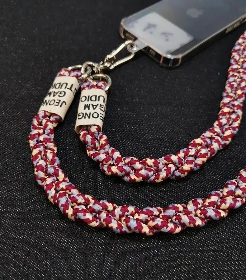 Trendy Korean Crossbody Lanyard - Long Braided Strap Outdoor/Mountaineering, Strong Secure Shoulder/Neck Anti-Theft/Anti-Snatch