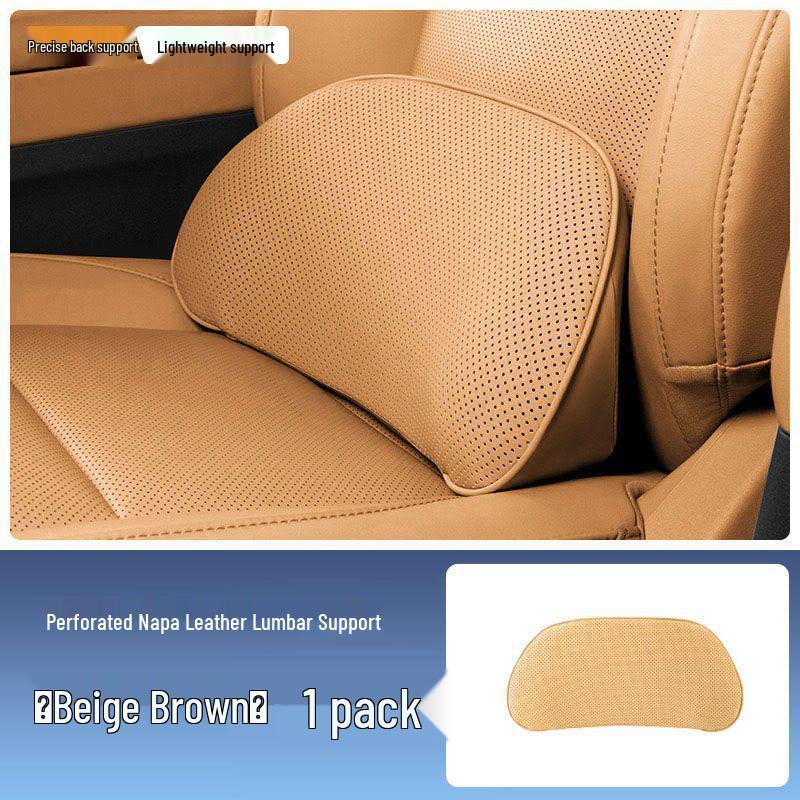 

Car & Office Neck and Lumbar Support Cushion for BMW, Mercedes-Benz, Tesla One Neck Pillow [Soft Silk Cotton Filling]