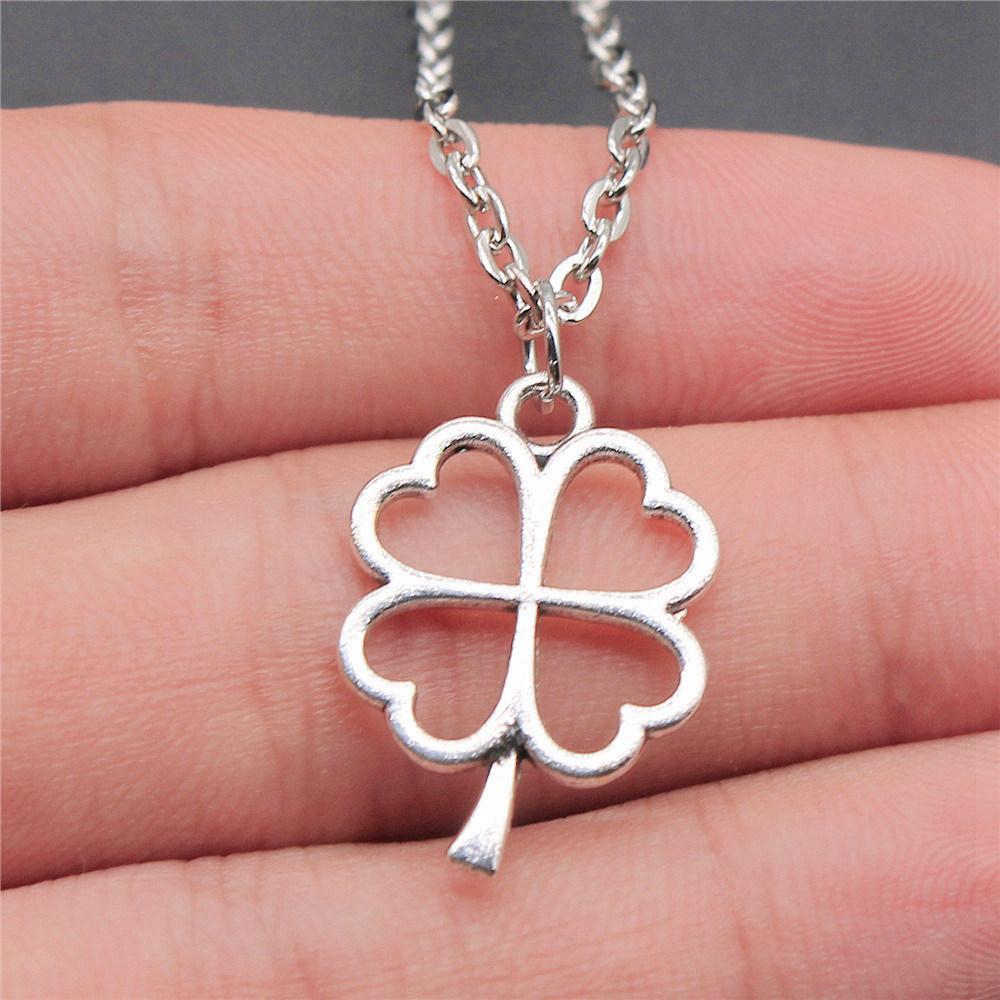 Necklace On The Neck 43cm Chain Clover Mushroom Leaf Kids' Jewelry Materials QN016