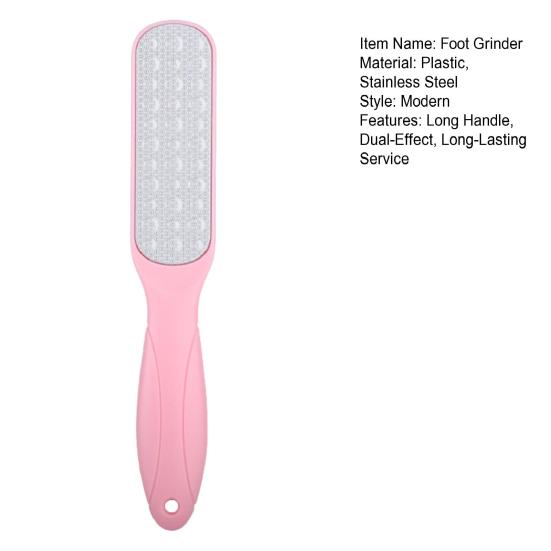 Calluses Heels Foot Grinder Dual-Effect Stainless Steel Design Callus Shaver Thin Heel Smoother Professional Foot Scraper