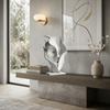 3D Geprinte Halve Gezicht Beeldje Gezichtsversieringen Creativiteit Kunstversieringen Slaapkamer