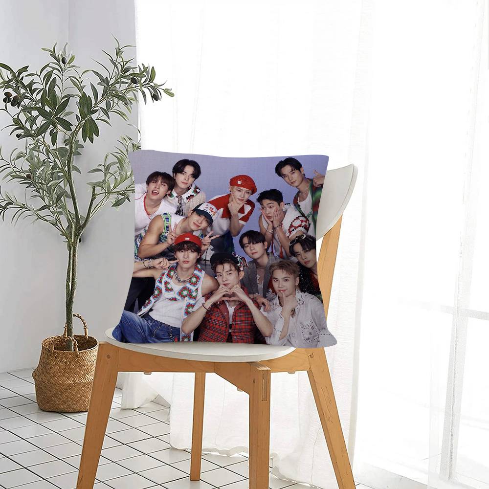 Cushion Cover Pillowcase Upholstery Sofa Throw Pillow Home Decor Pillowcas Korean The Boyz Group Album