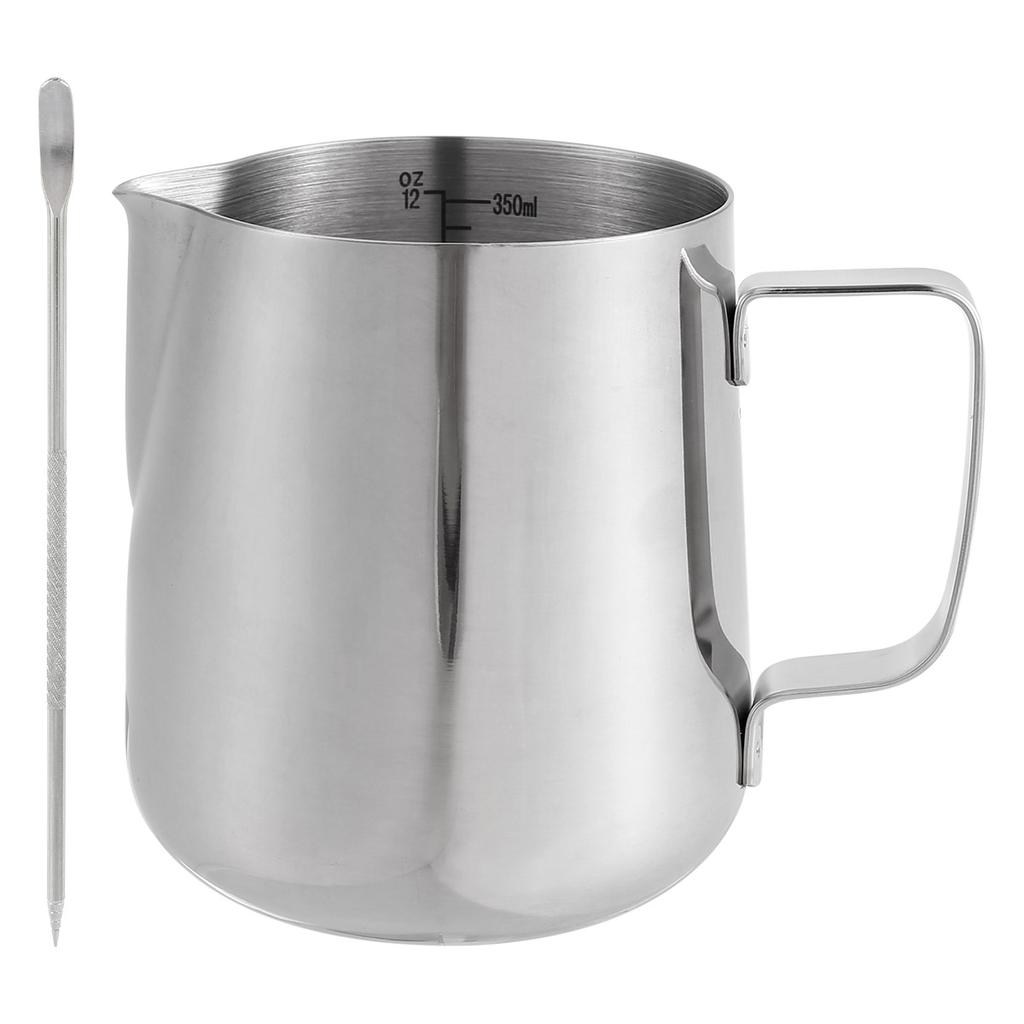 350ml/900ml Coffee Milk Frothing Jug Stainless Steel Milk Pitcher Kit Latte Art Milk Frother Pitcher Milk Pot Coffee Accessories