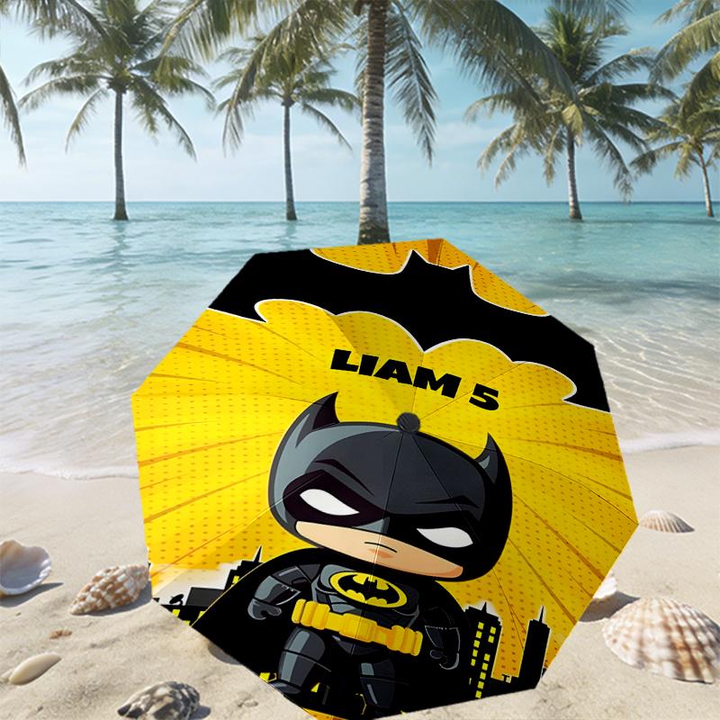 Batman Print Umbrella Automatic Opening/ Closing - Portable Foldable Design - Daily Use for Travel/Outdoor - Gift for Birthday