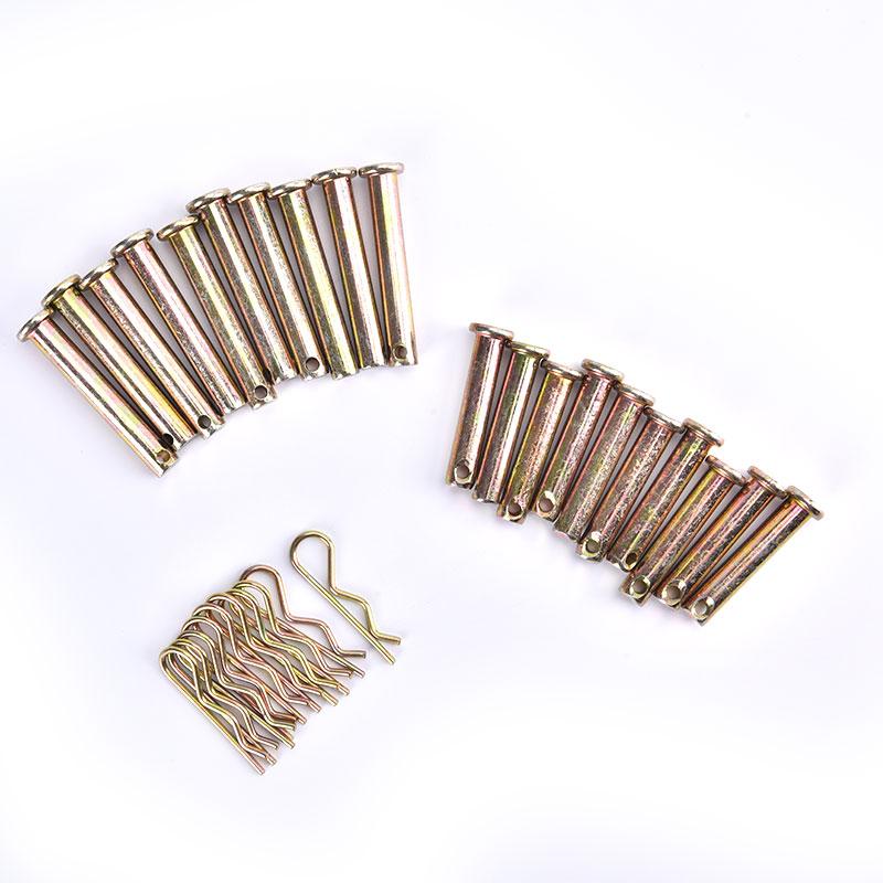 10 Teile/satz 186F Diesel Landwirtschaft Rotary Tiller Pin 8x40 8x50 Lock Pin Welle R Karte