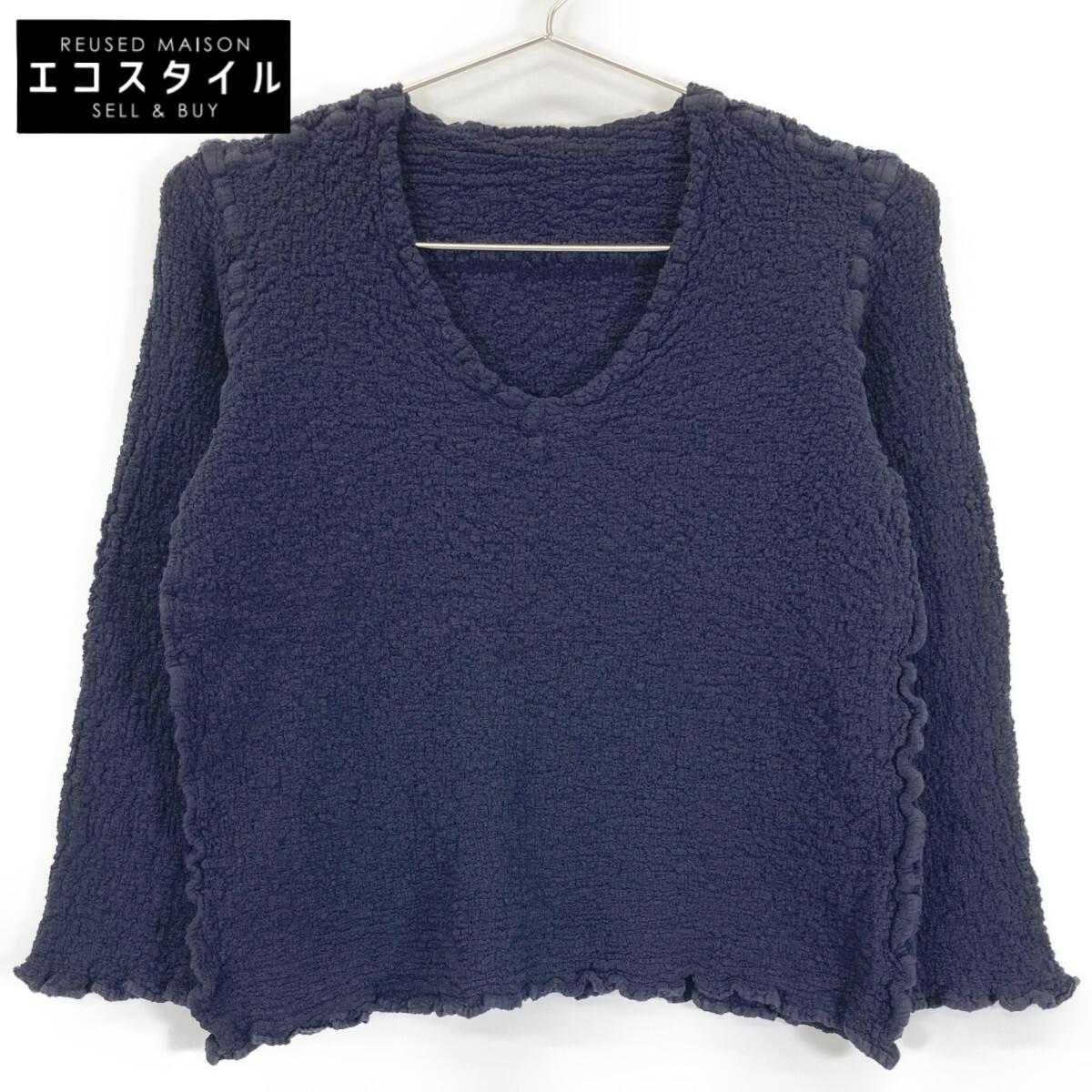 

MeISSEYMIYAKE MI64FO504 Black Shirt tops Not written NavyUsed