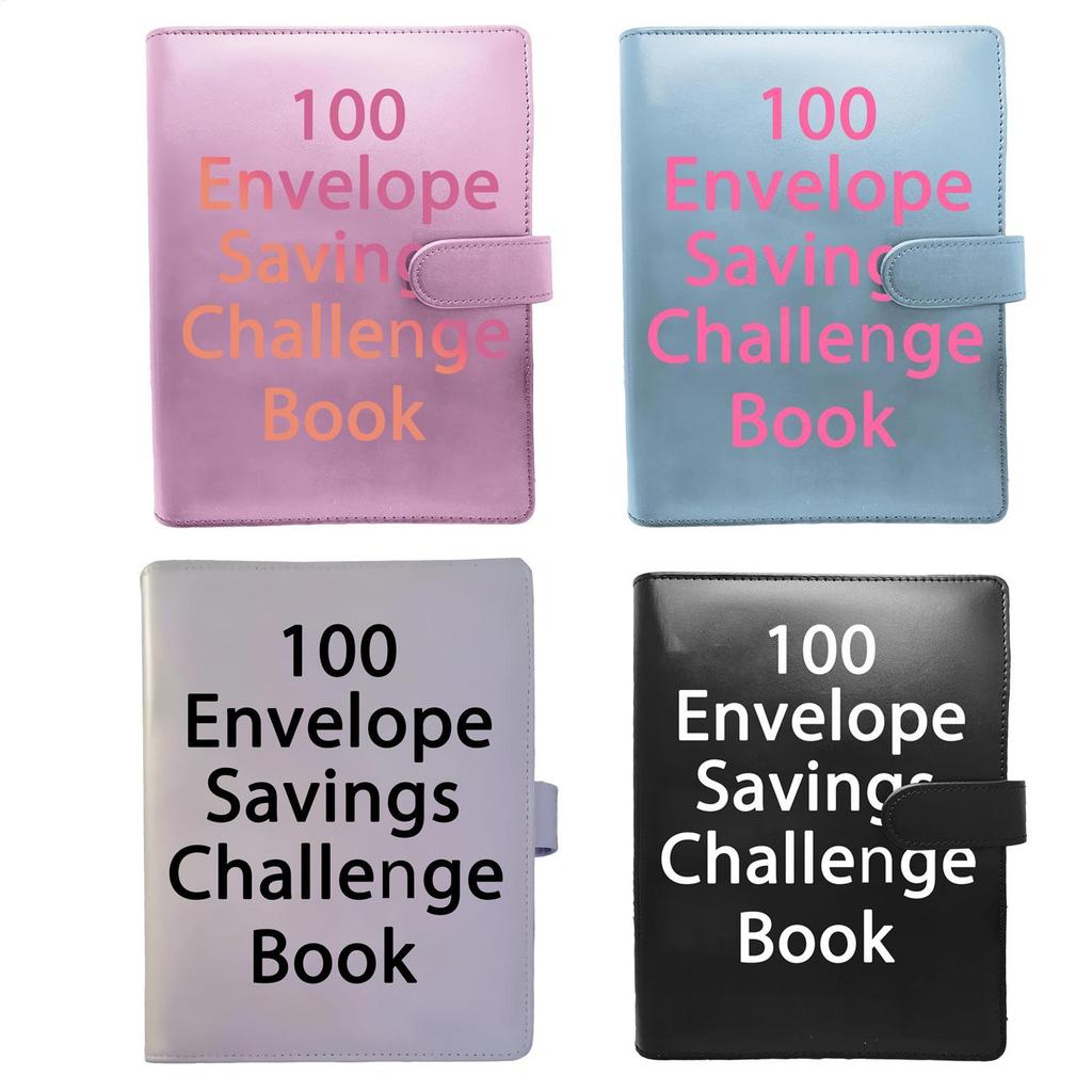 111 Envelope Challenge Binder, Easy Cash Budget Organizer with Envelopes, Money Saving System for Financial Planner Home Office