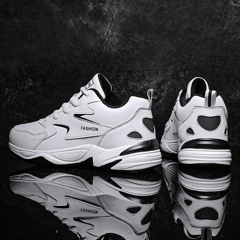 Мужские зимние ботинки Мужские зимние ботинки Зимние теплые кожаные водонепроницаемые — фото 3