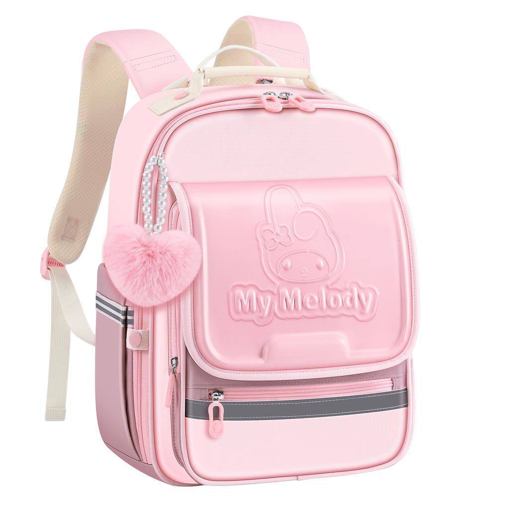 New Sanrio Artificial Leather, Polyester Student Bag Kids' Taro Purple Pink TGKT0119C