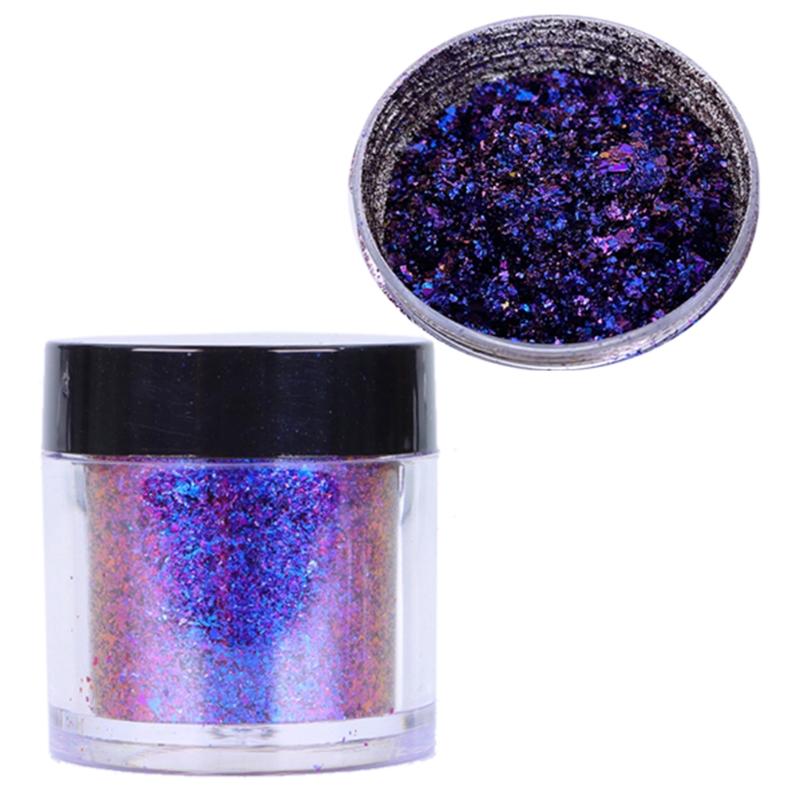 Nail Powder Flake Colorful Coarse Cloud Brocade Powder Handmade DIY Face Body Makeup Nail Art Decoration Supp