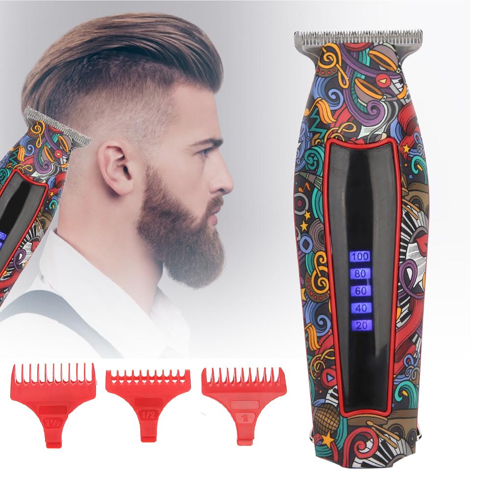 Professional Electric Hair Clipper Hair Trimmer Cutting Machine Grooming Kit