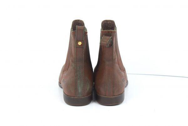 UGG Leder Side Gore Stiefel Braun 24.0 Gefüttert(GEBRAUCHT)