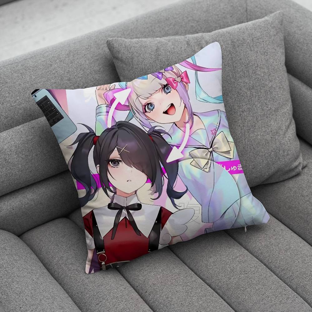 Needy KKAngel Streamer Overload  Creative Patterned Pillowcases for Interior Decoration Office Living Room Home