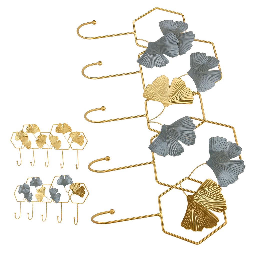 Multifunctional Clothes Hook Iron Space Saving Wall Mounted Clothes Hanger for Scarf Bag