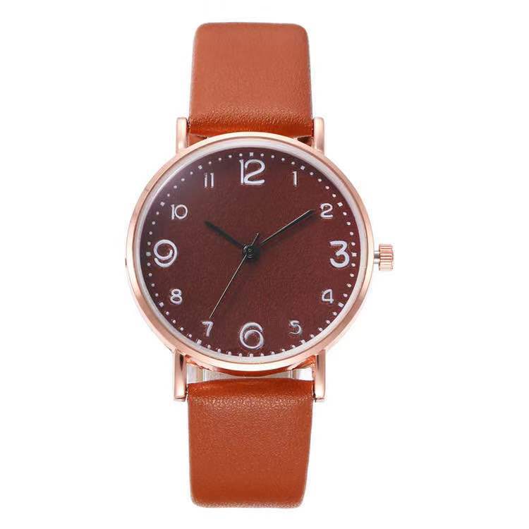 Simple Digital Face Ultra-Thin Shell Alloy Belt Watch, Multi-Color Face And Color Ribbon Fashion Women'S Watch, Quartz Watch