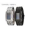 fashion sports watch popular luxury  men women creative binary watch led couple stainless steel watch