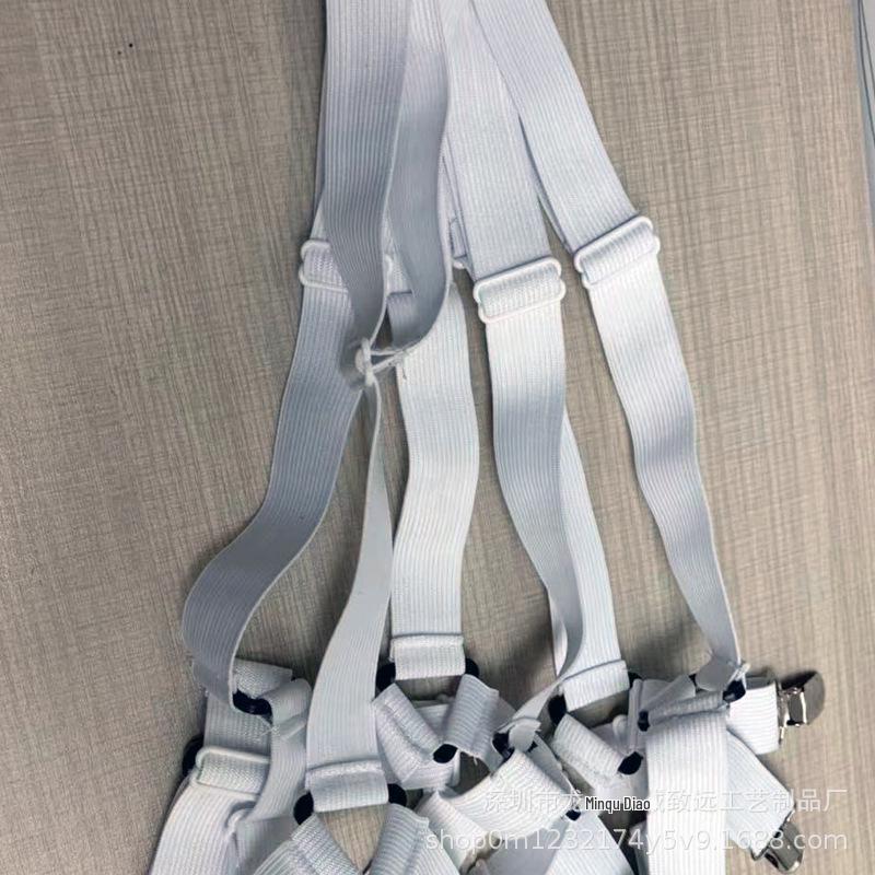 Adjustable 6-Way 12-Clip Bed Sheet Fastener – Anti-Slip & Secure Grip