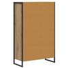 Bookshelf Rustic Oak Design 99.5 x 30 x 108.5 cm