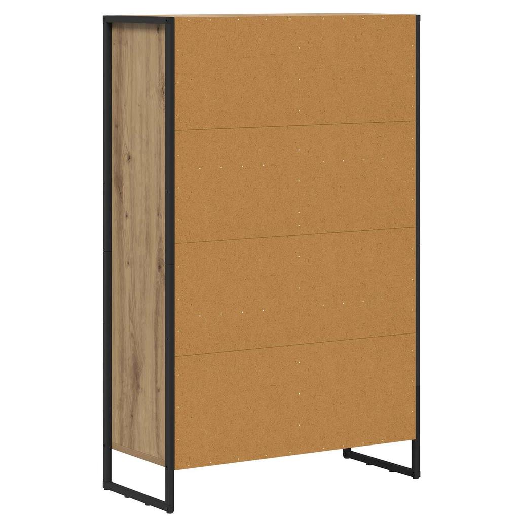 Bookshelf Rustic Oak Design 99.5 x 30 x 108.5 cm