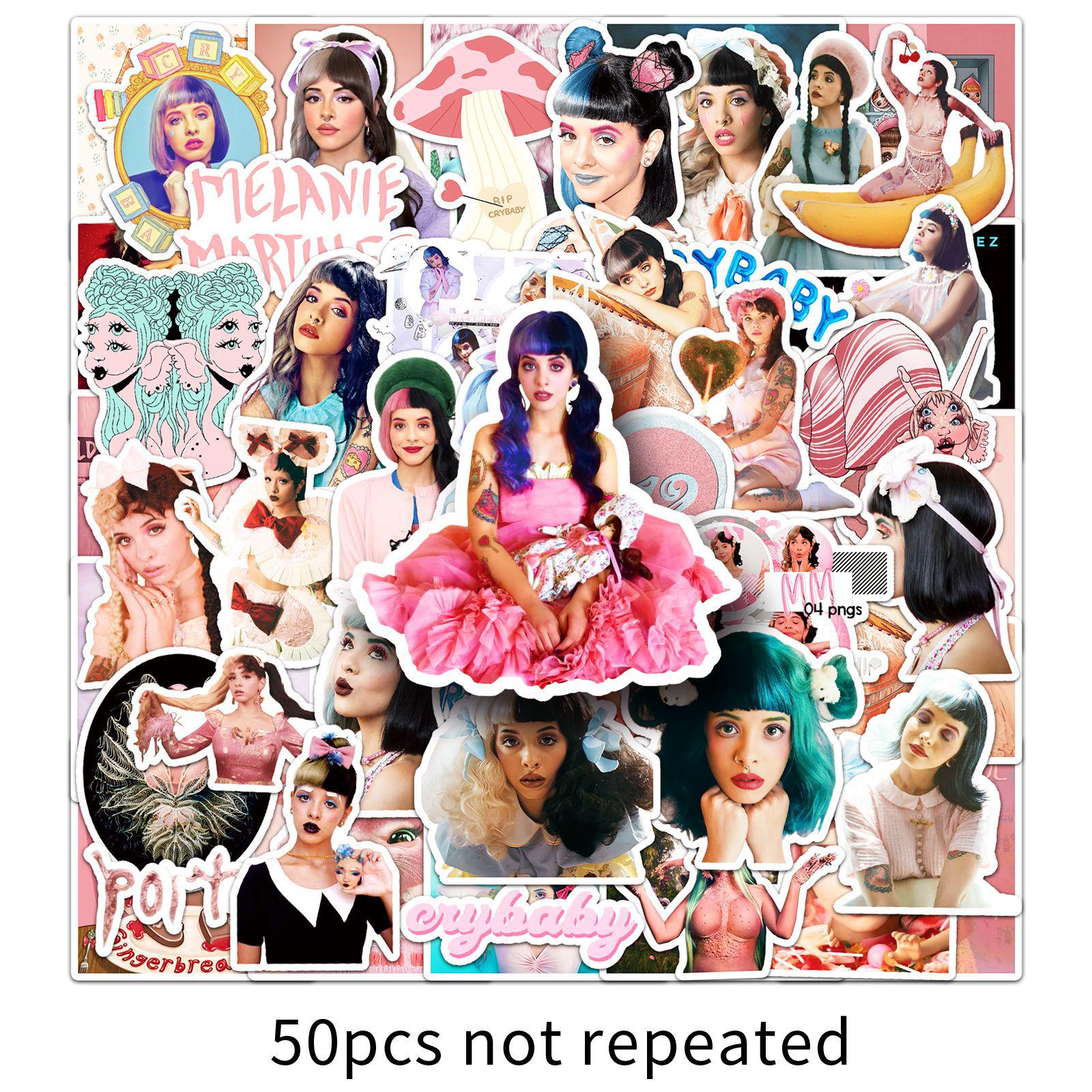 50 Melanie Martinez Waterproof Decorative Stickers - European & American Star