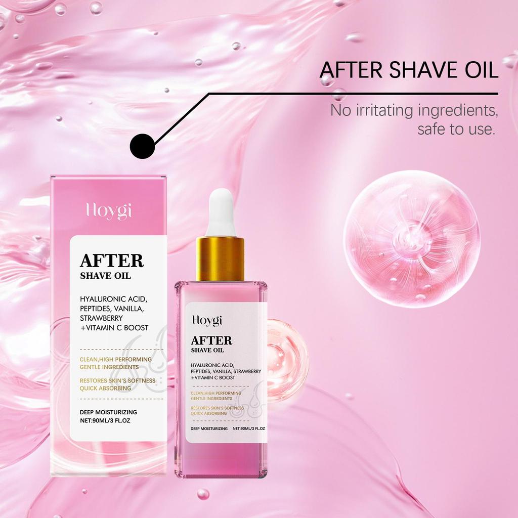 HOYGI Strawberry Scent Hair & Skin Aftershave Oil - Moisturizing, Nourishing, Smoothing Daily Care.