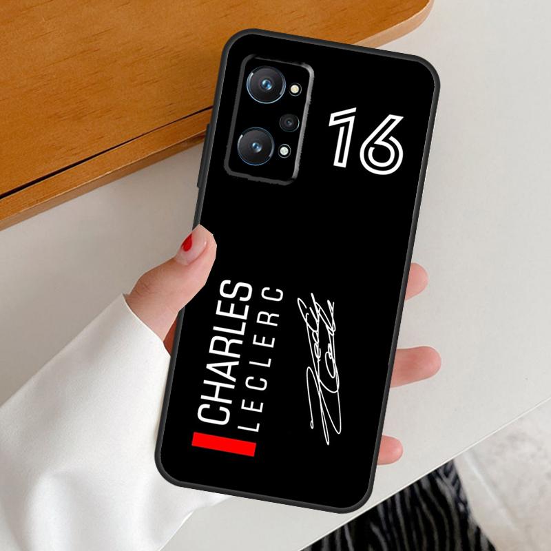 Charles Leclerc 16 For Realme 11 12 Pro Plus 10 9 GT5 GT Neo 6 C25s C21Y C30 C31 C33 C35 C51 C53 C55 C67 Case