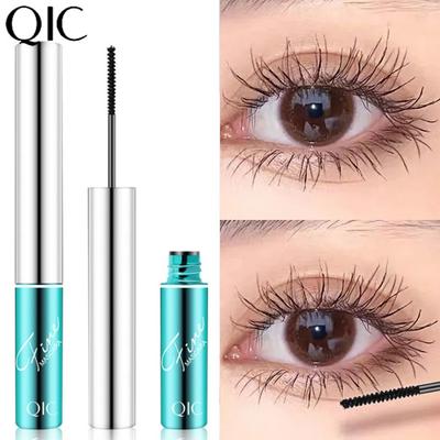 QIC Small Brush-headed Mascara Slanke krullen strekken op natuurlijke wijze de waterdichte fijne borstelmascara uit