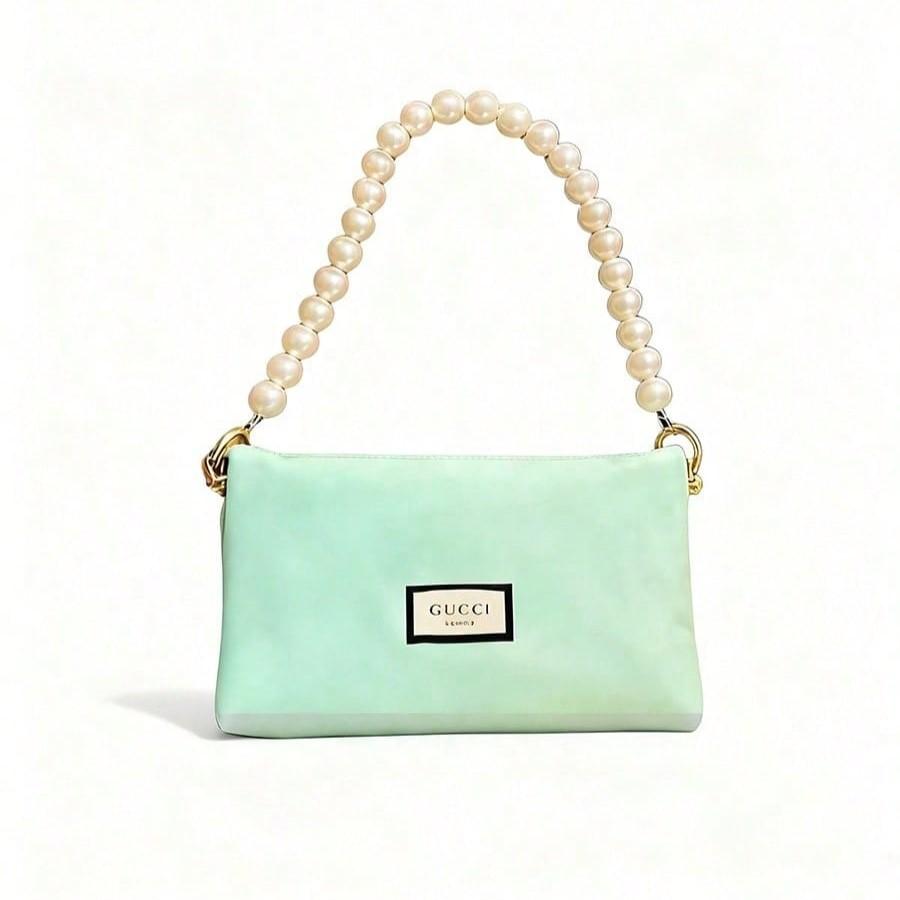 

Gucci Часть женской сумки через плечо, сделанная из съемного ремня для сумки. Подходит для поездок на работу и вечеринок. Экологически чистый M зелёный