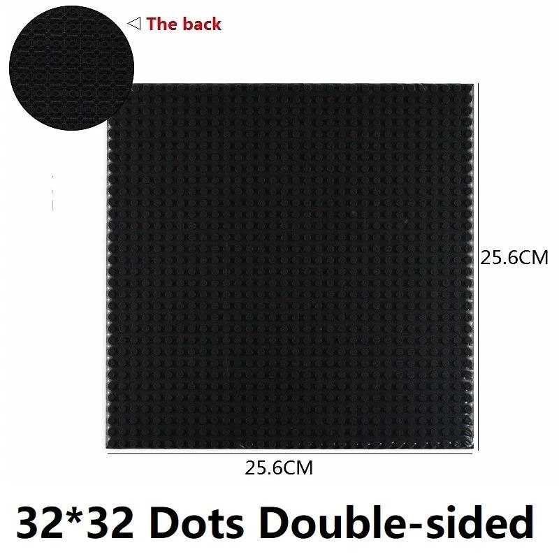 32x32 32x16 Dots Classic Building Blocks Base Plate MOC DIY Plastic Colorful Classic Brick Compatible for City Figures Kids Toy