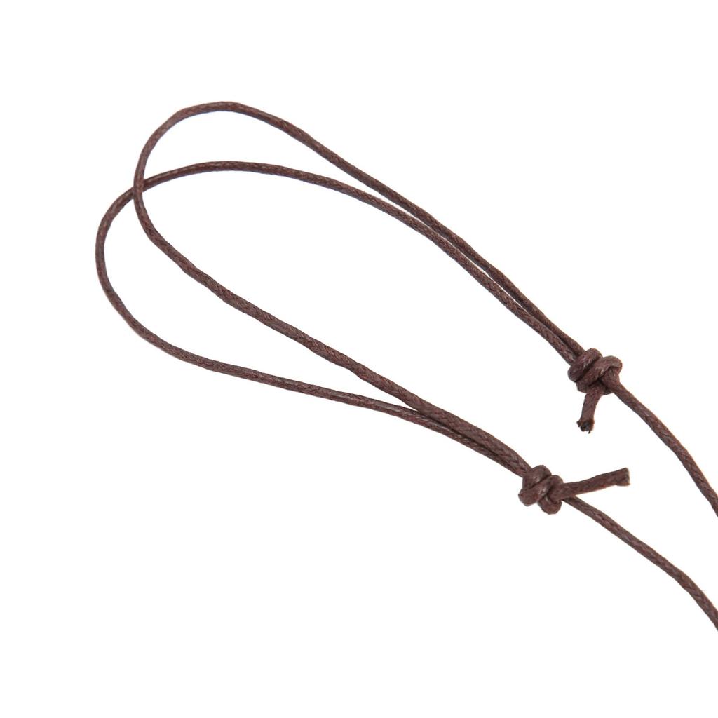 Volcanic Lava Energy Stone Pendant Green Core Promote Circulation Adjustable Round Shape Negative Ion Necklace