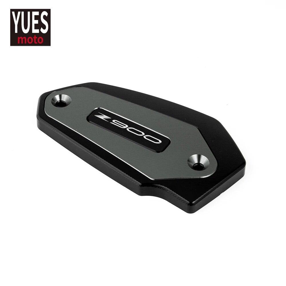 Motorcycle Accessories CNC Front & Rear Brake Fluid Cylinder Master Reservoir Cover Cap For Kawasaki Z900 2017 2018