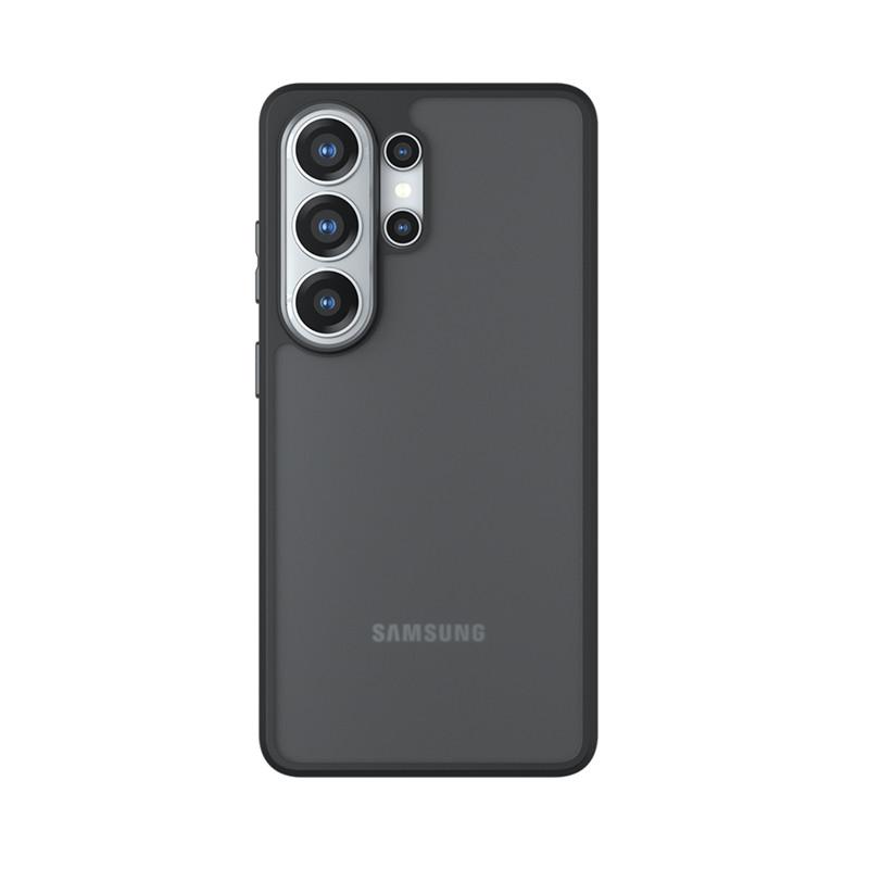 Чехол для Samsung Galaxy S26 Ultra Чехол Samsung Galaxy S26 S26 Plus S26 Ultra Роскошный Матовый ПК + ТПУ Ударопрочный Силиконовый Чехол Galaxy S26 Ultra чёрный
