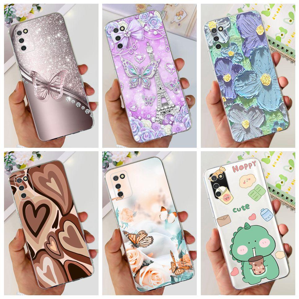Cute Cartoon Case For Samsung Galaxy A02S Case Silicone Soft TPU Back Cover For Samsung M02 M02S A02 A02S A 02s Etui Phone Cases