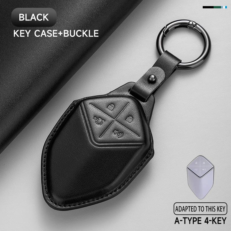 For Changan Deepal Sl03 S07 S05 S09 L07 Car Key Case Cover Remote Control Protector Shell Fob Leather Full Protection Key Holder