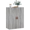 Wall Cabinet Gray Sonoma 69.5 X 34 X 90 Cm