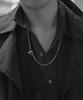Novice Tokyo Mix Long Chain Necklace / Silver