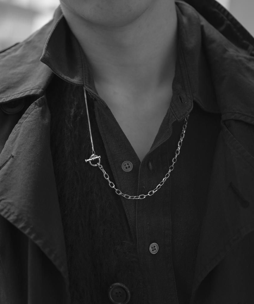 Novice Tokyo Mix Long Chain Necklace / Silver
