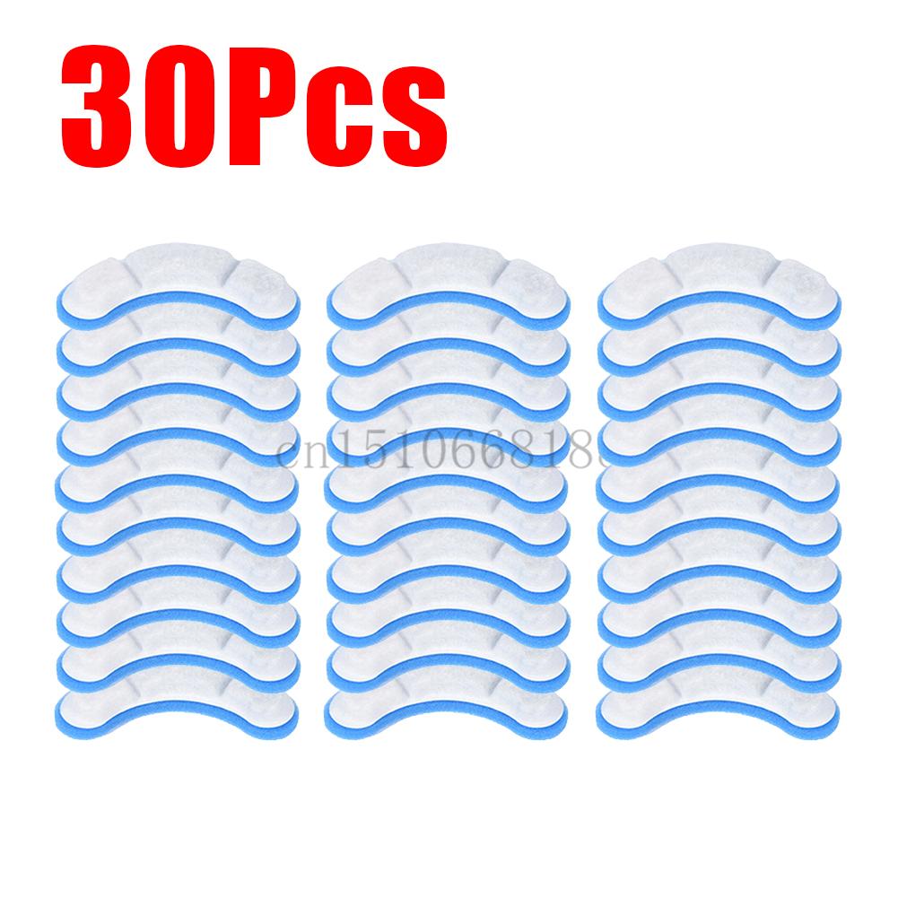 5-50 Stück Katzenbrunnen Ersatzfilterelemente Aktivkohlefilter für Haustier Trinkschale Automatischer Trinkspender