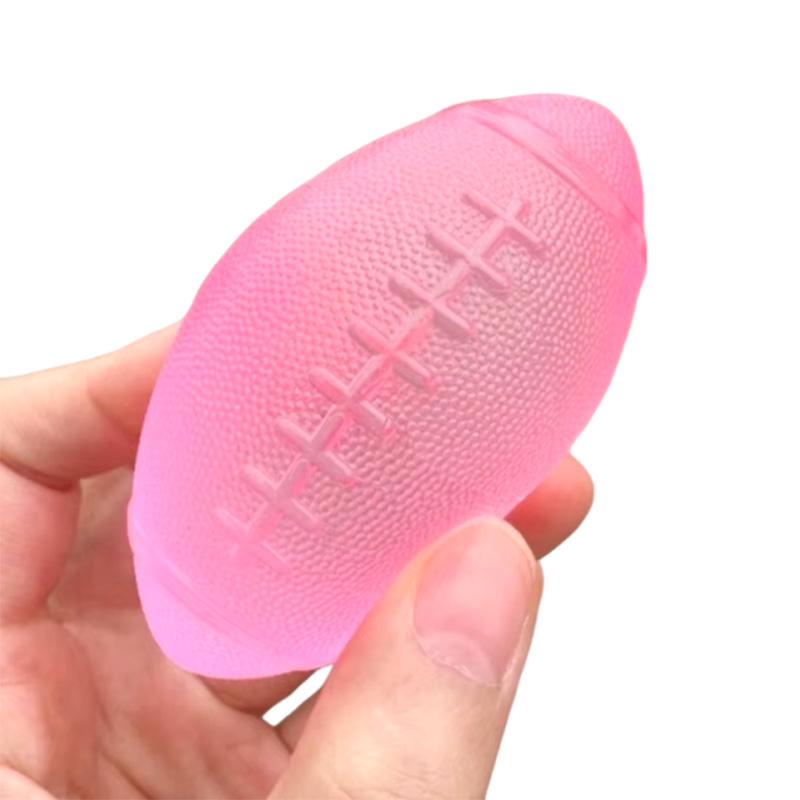 Squishy Rugby Football Fidgets Toy Squeeze Toy Decompression Ball Sports Ball Slow Rising Office Desk Fidget Toy Hand Exercise
